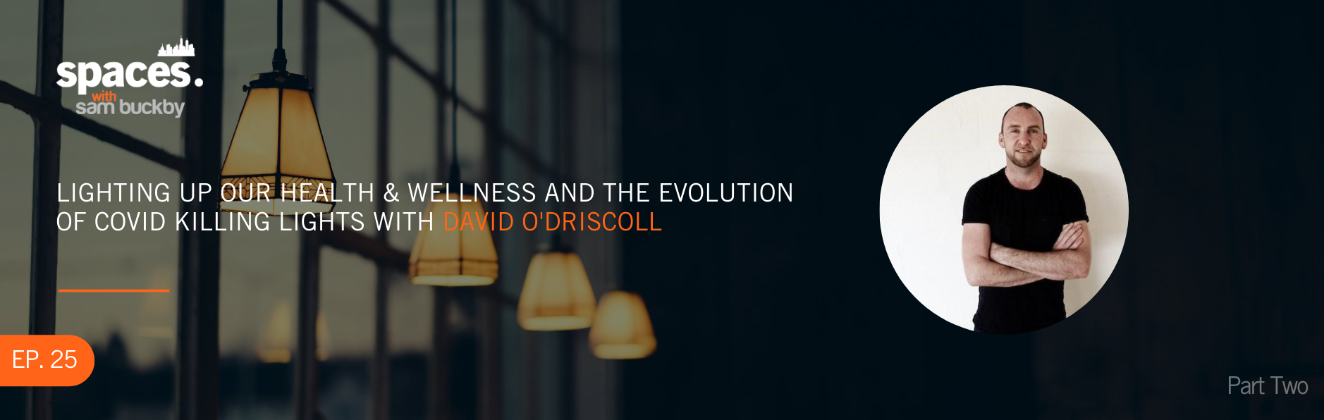 Episode 25. Lighting up our health and wellness and the evolution of COVID killing lights with David O’Driscoll (Part 2)